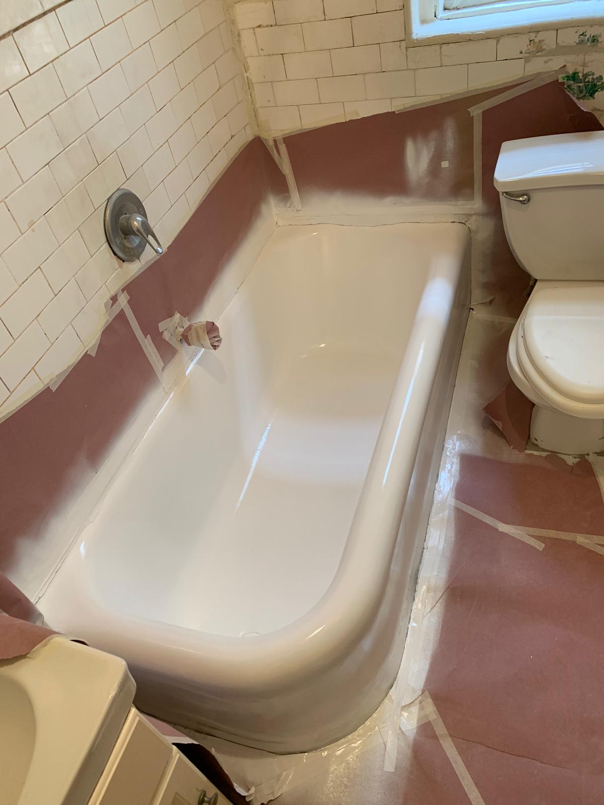 bathtub repair after